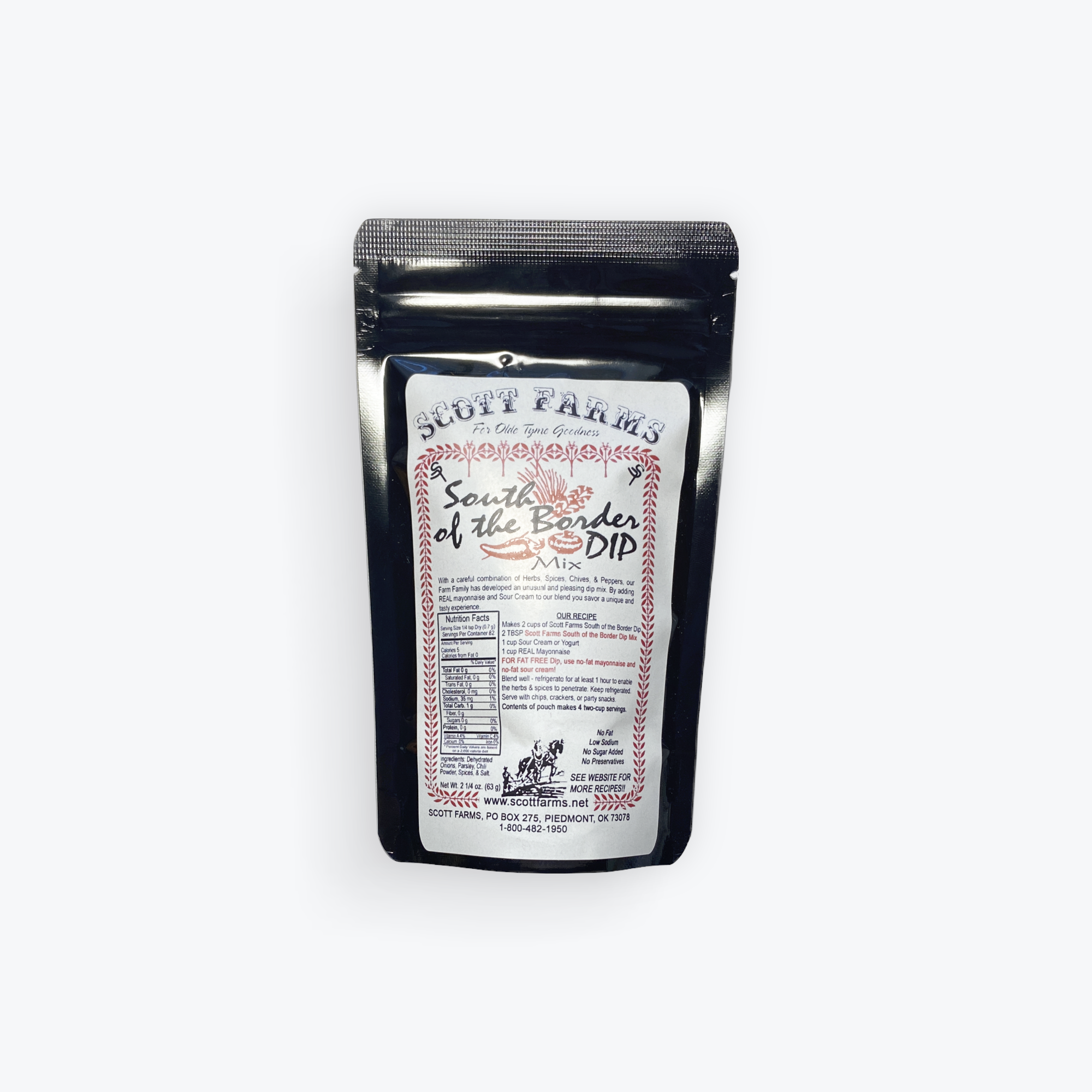 South of the Border Dip Mix | Scott Farms specialty, gourmet foods